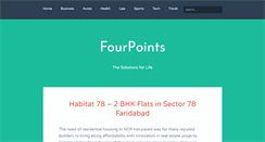 Desktop Screenshot of fourpointscg.com
