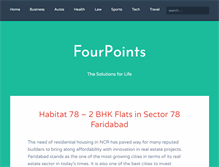 Tablet Screenshot of fourpointscg.com